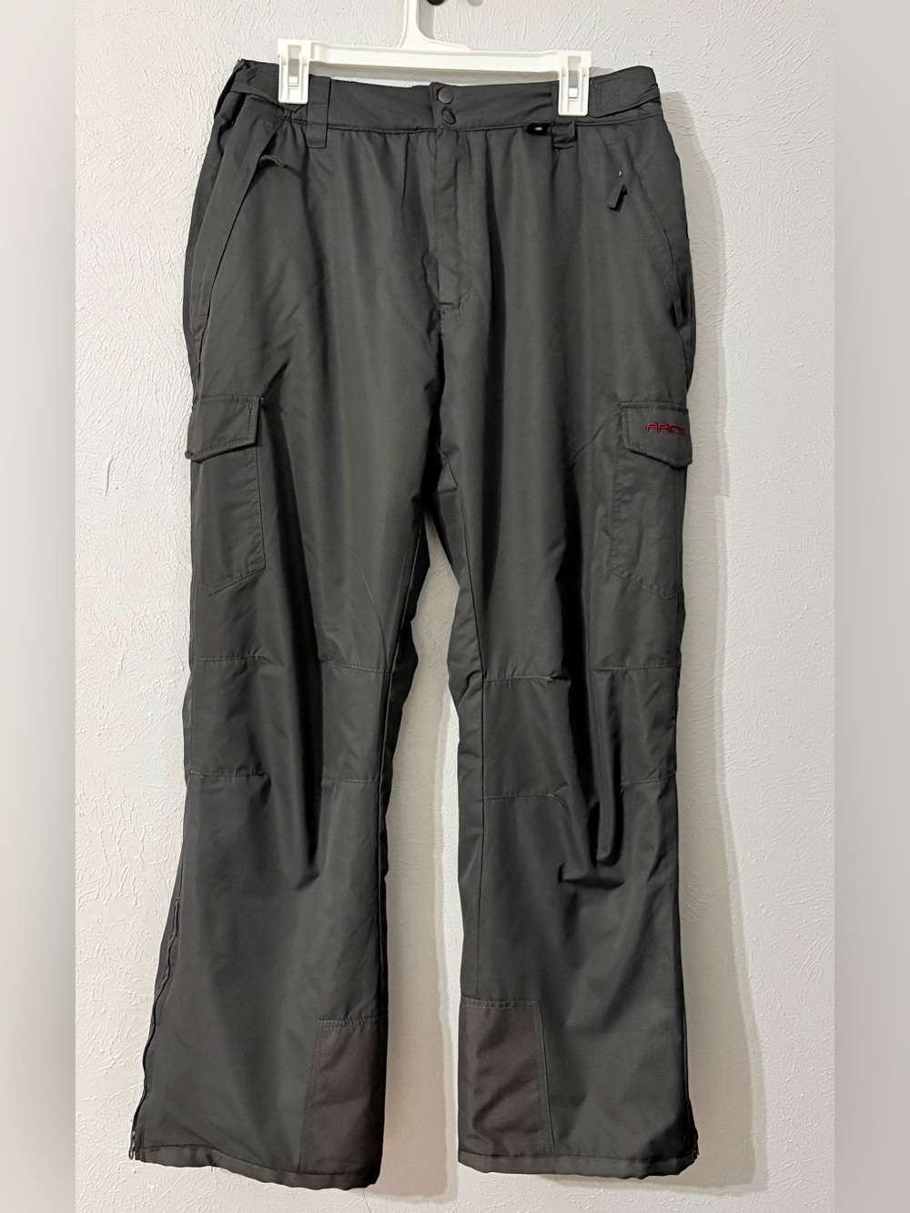 Arctix Gray Insulated Cargo Snow Ski Pants Winter Outdoor Utility Men’s Large